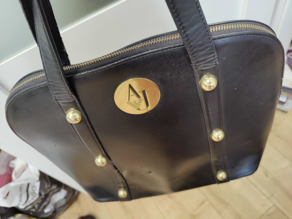 Оригинал ARMANI Солидная Сумка Jeans 30х35см 100% Хорошее Состояние