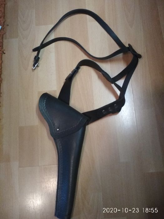 kabura na rewolwer czarny proch,szelki producent