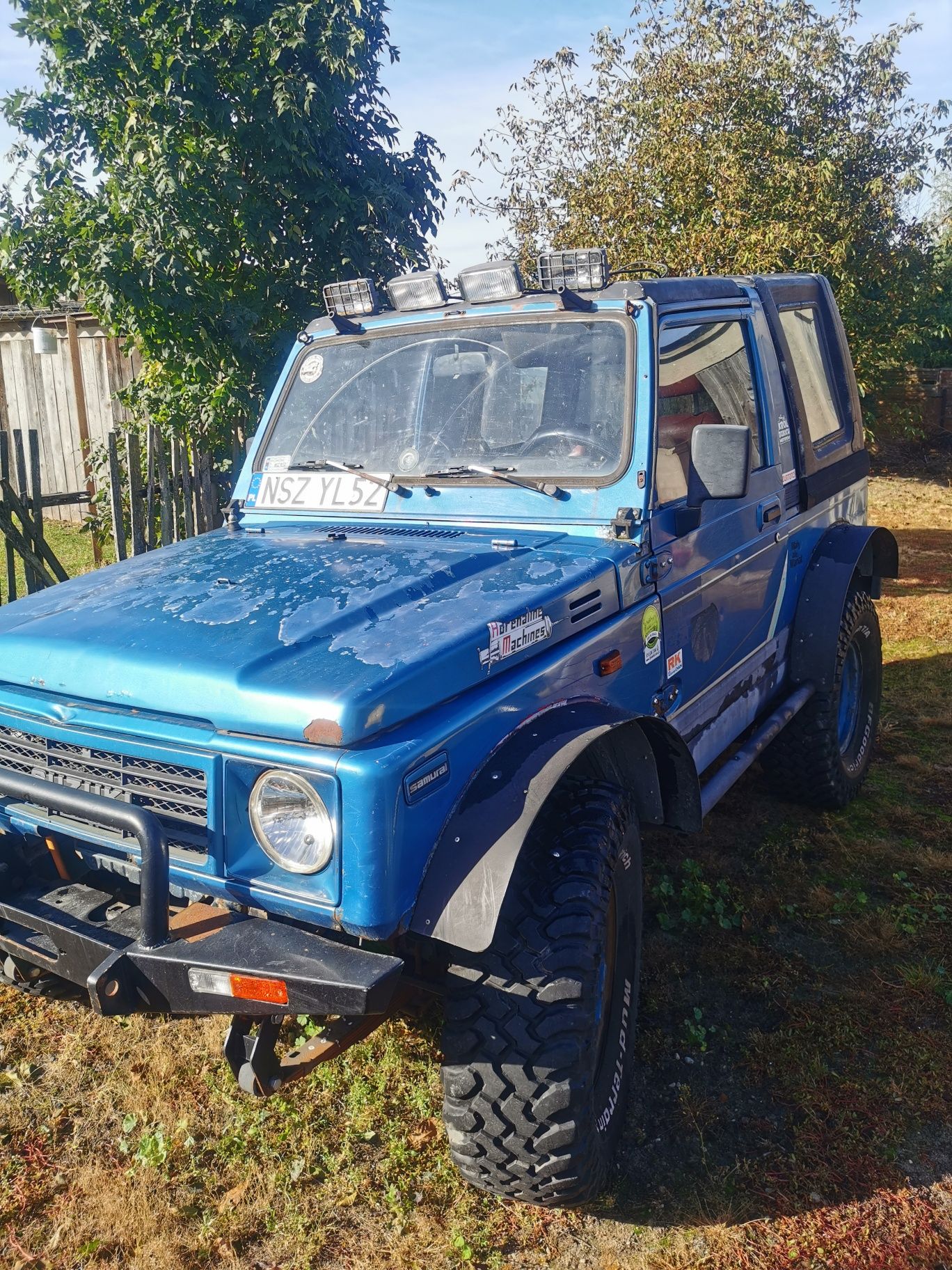 Suzuki Samurai off road!