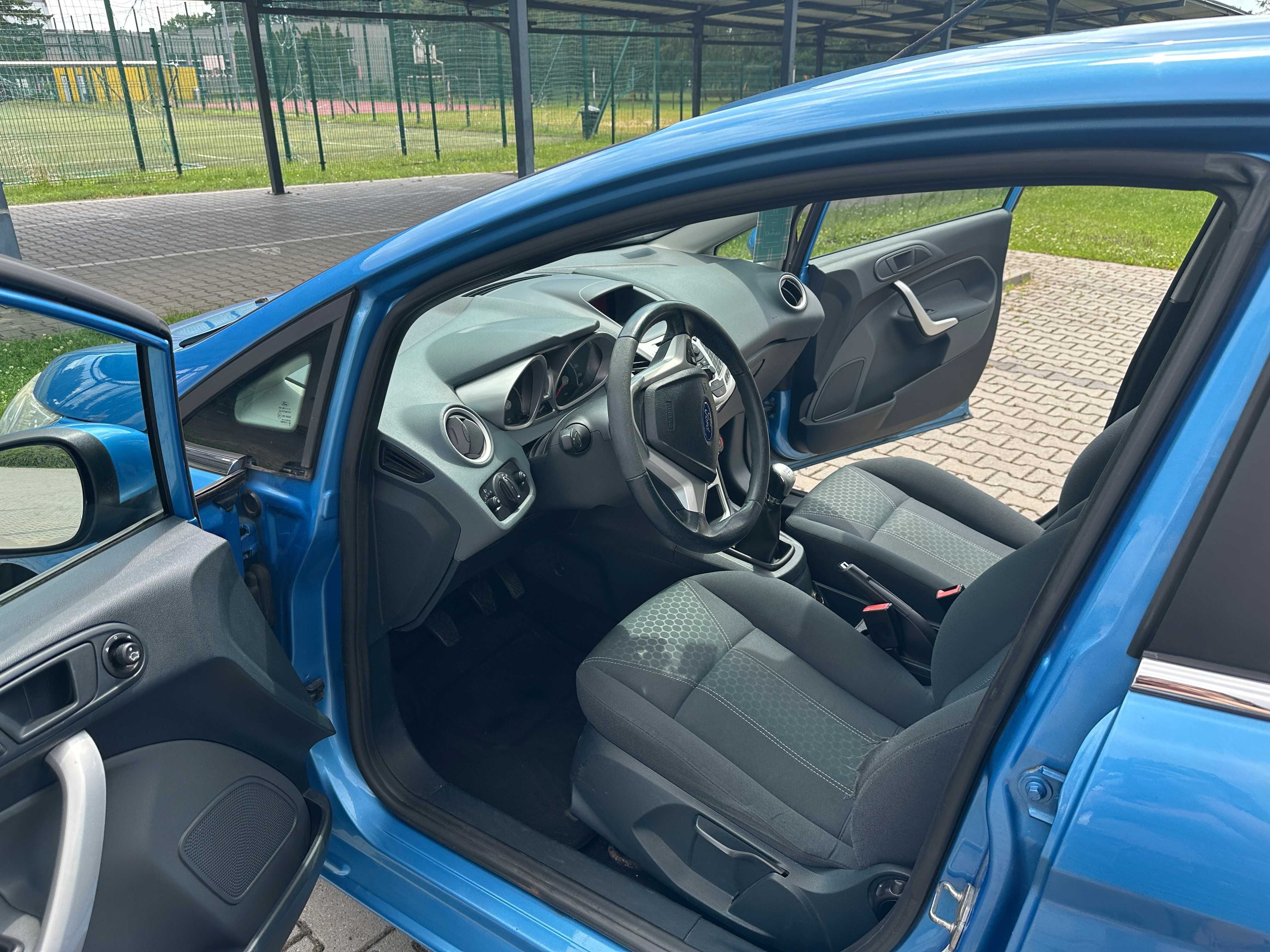 Śliczny Ford Fiesta MK7 1.25 60kW, 2009, Bezwypadkowy, Klimatyzacja