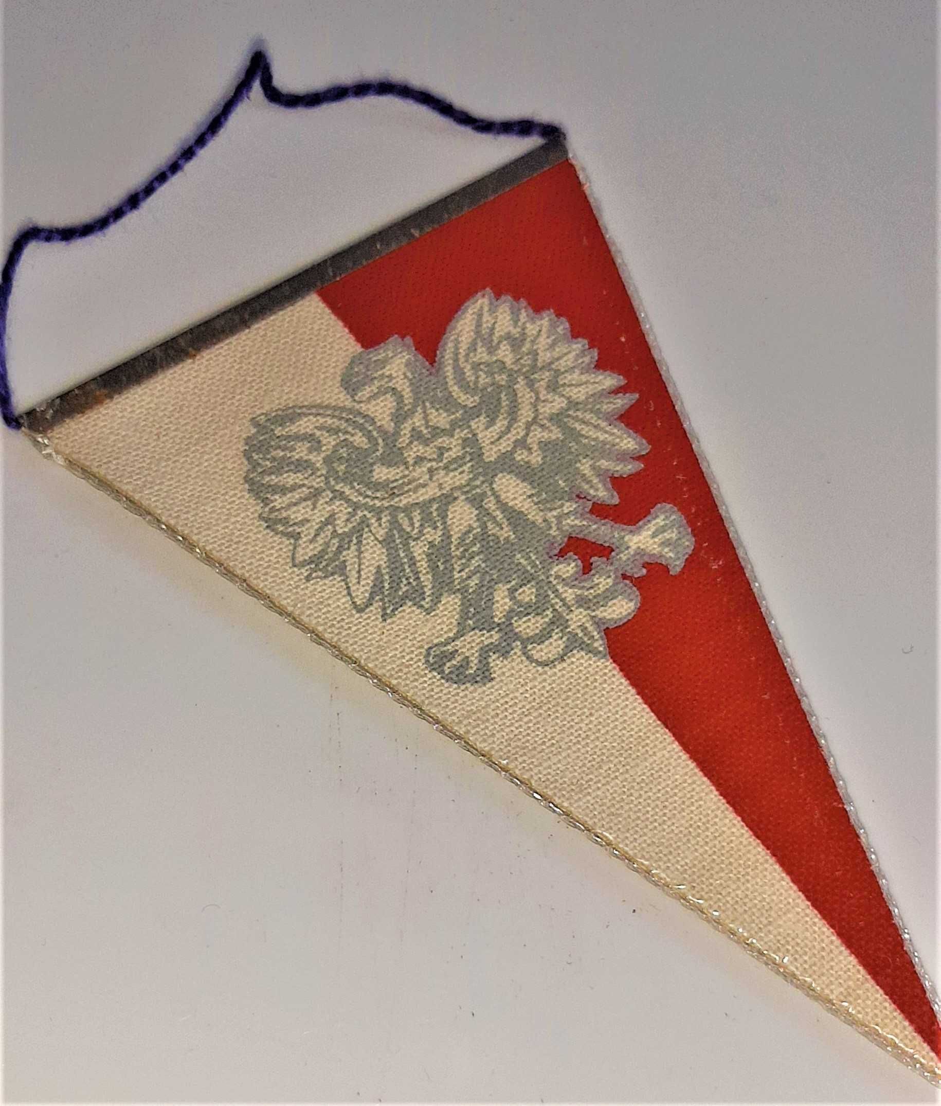 Proporczyk Przemyśl Herb Polska Flaga Orzeł bez korony