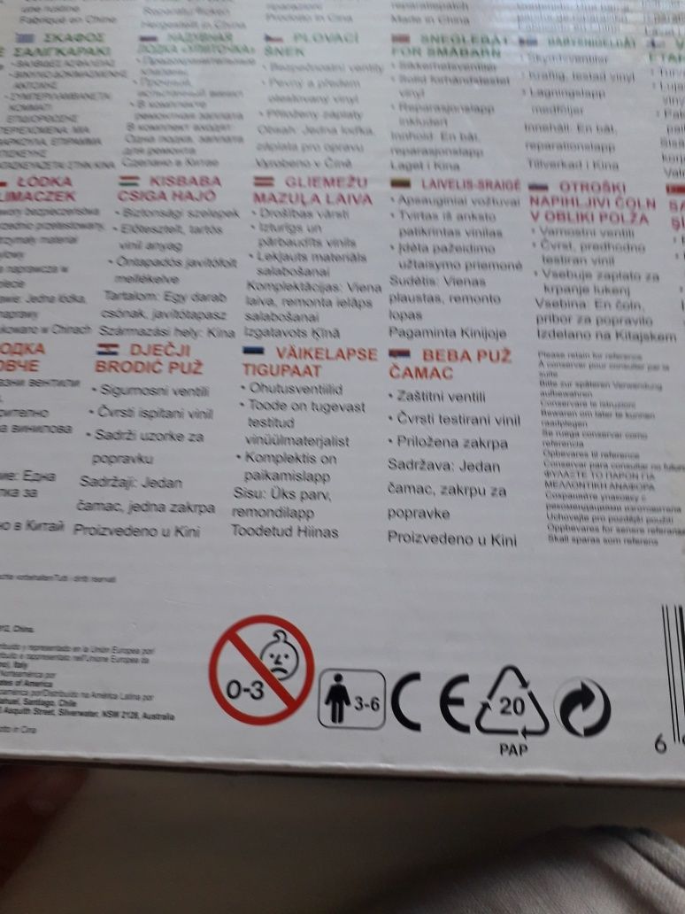 NOWY Ponton ślimak Bestway 3-6 lat