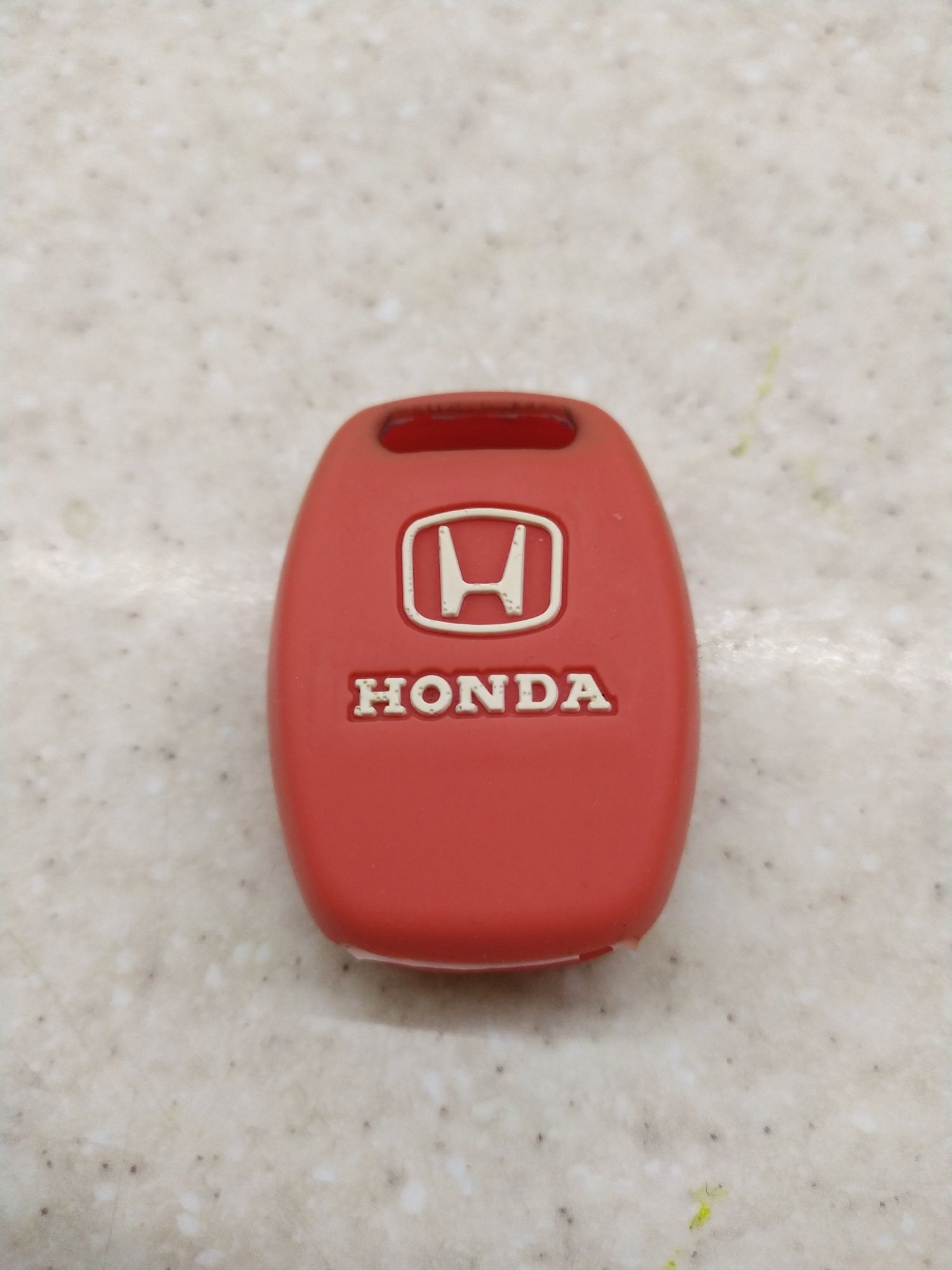 Чехол силиконовый для ключа Honda Accord, civic Pilot 2 кнопки,Красный