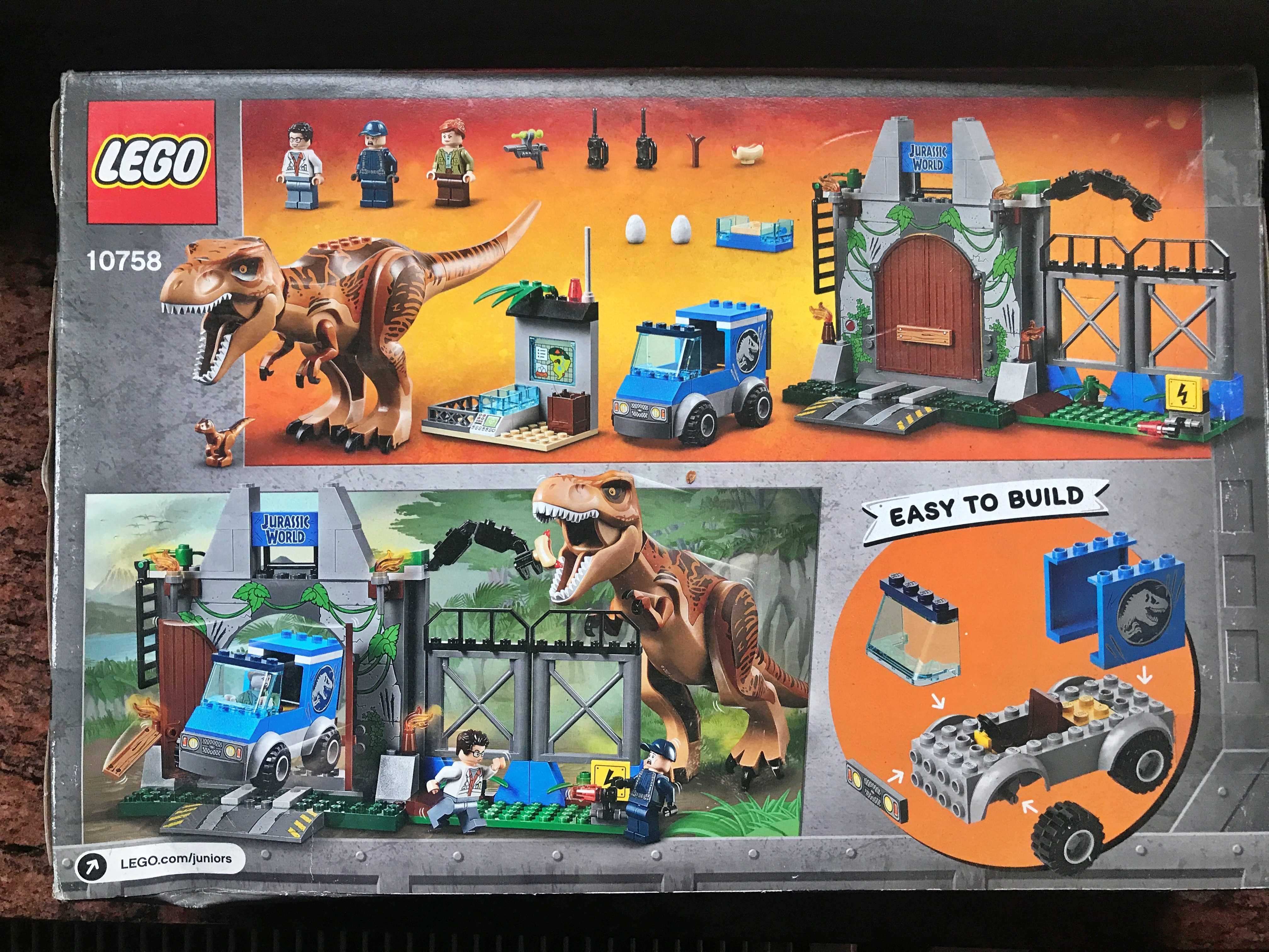 LEGO Juniors 10758 Jurassic World (Nowe) Oryginał