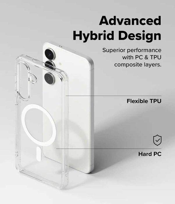 Чехол Ringke Fusion Magnetic для Samsung Galaxy S25 FE Clear