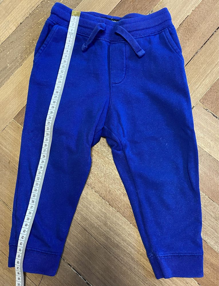 Хлопковые штаны Carters синие и серые 2Т