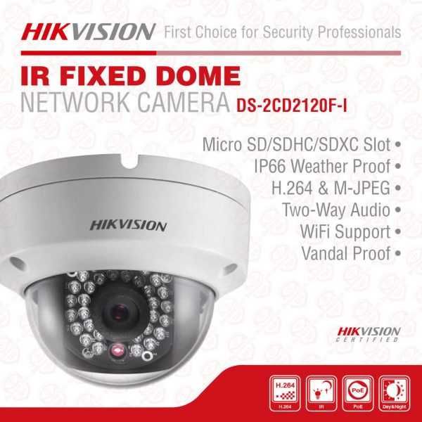 IP-камеры Hikvision DS-2CD2120F-I - Цена за комплект 4 штуки.