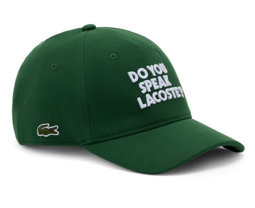 Lacoste czapka z daszkiem M zielona oryginalna