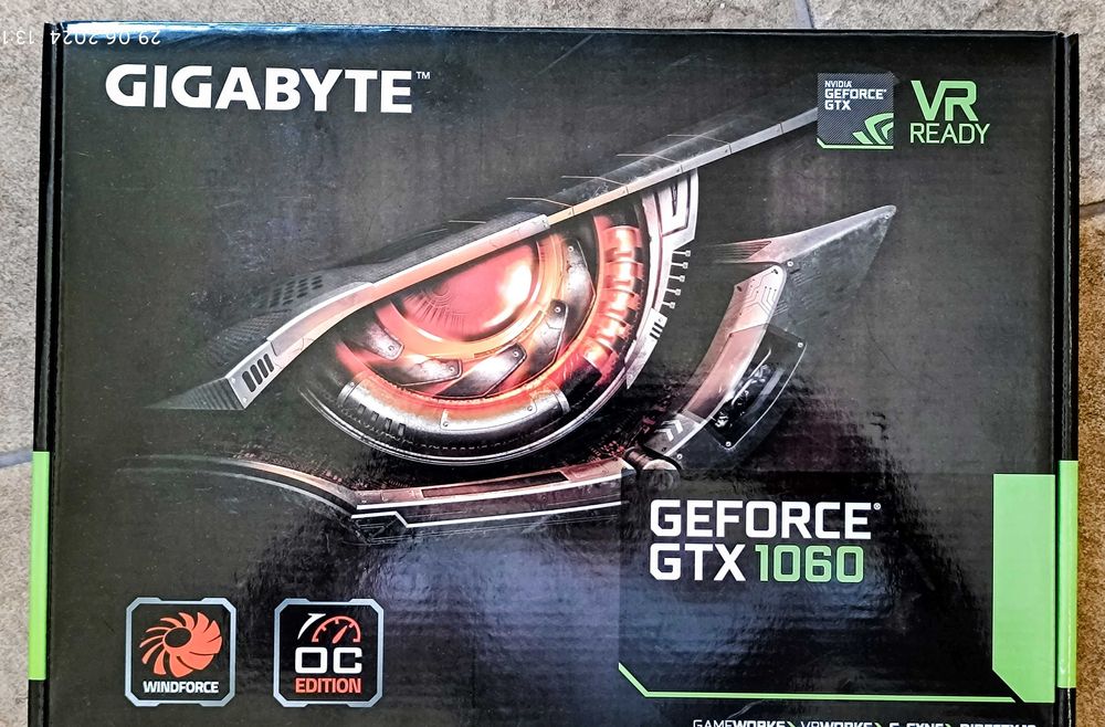Відеокарта GIGABYTE GeForce GTX 1060 WINDFORCE OC 6G