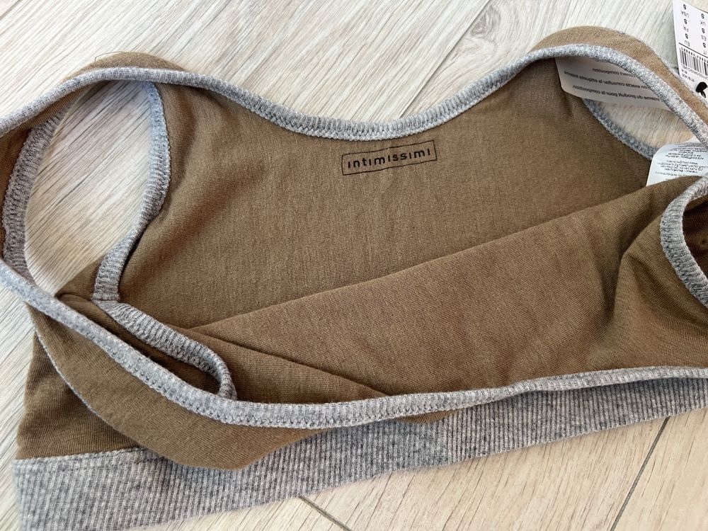 Top biustonosz sportowy intimissimi modal z kaszmirem S nowy