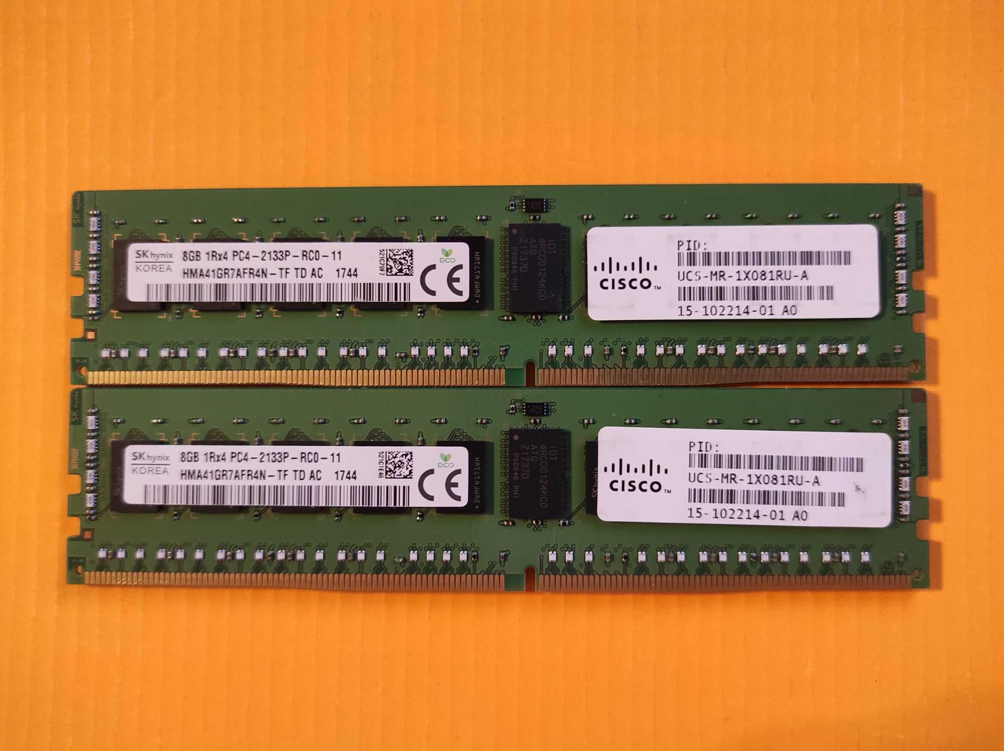 SK hynix 8GB ECC DDR4 2133 PC4-17000R Reg серверная