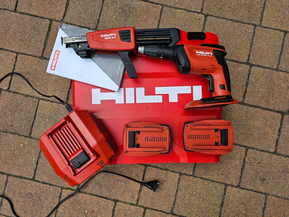 HILTI SD 5000-A22 2xAku ładowarka walizka magazynek zestaw