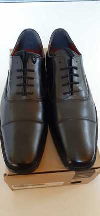Новые мужские туфли Redfoot Англия черная кожа размер 8 (42)