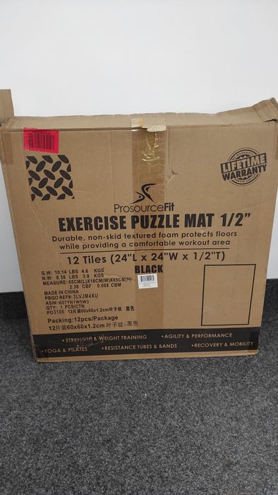 ProsourceFit mata puzzlowa EVA ½" do ćwiczeń domowych siłownia fitness