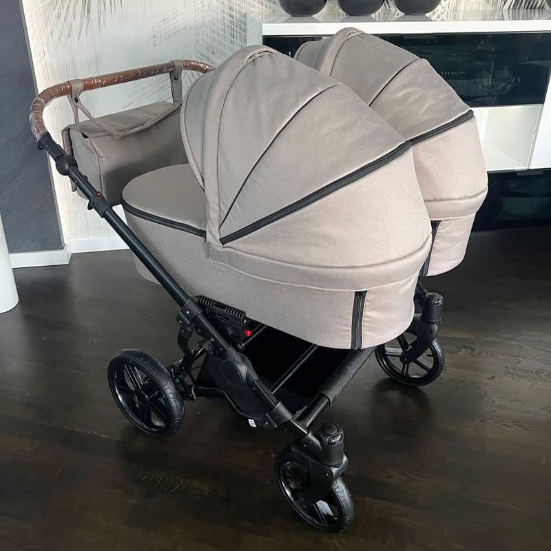 Wózek dla bliźniaków 2w1 nowy | Adbor Duo Lux