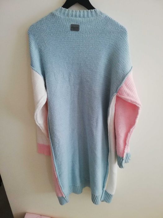 sweter Sempre Alpaka Wełna długi sweter Sempre Alpaka Oversize