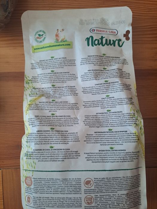 Jedzenie dla chomika