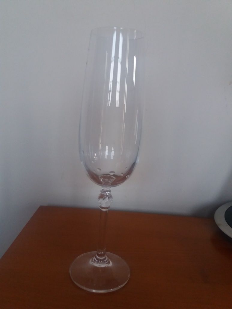Copos de champanhe de vidro