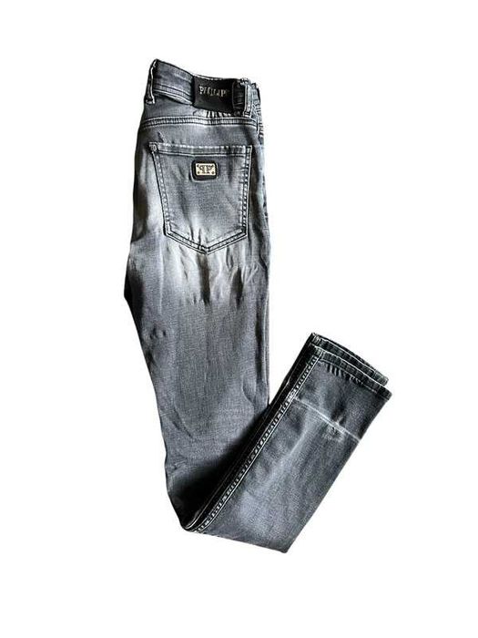 Stylowe damskie dżinsy spodnie Philipp Plein vintage style w31 l33