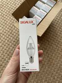 Zestaw 10 szt. Żarówka LED SIGALUX 5.5W E14 10.6/3.5 cm. 80 Ra.