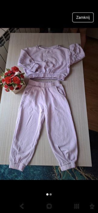 komplet dresowy liliowy 104