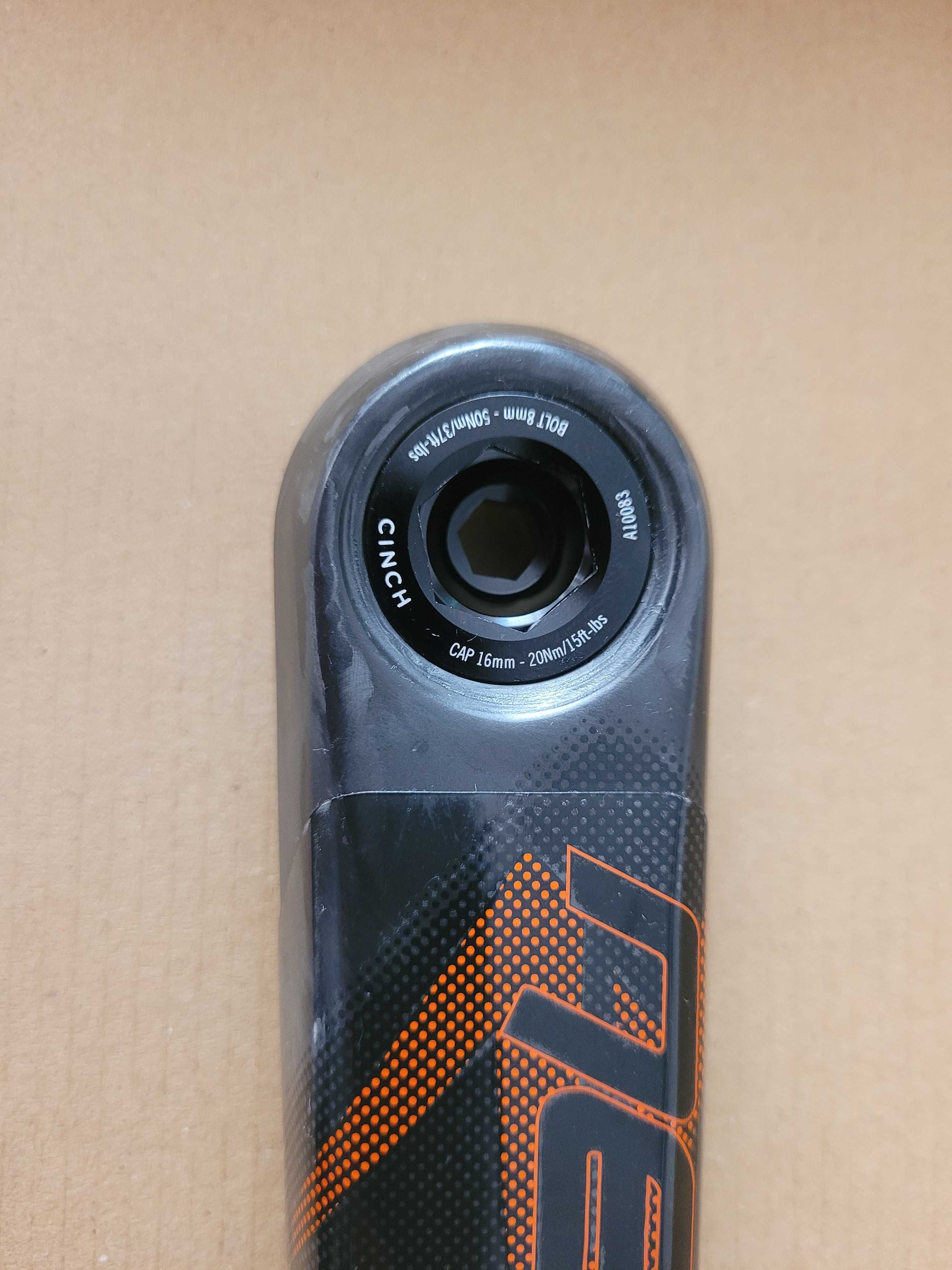 Korba Race Face Next R ORANGE,karbon,175mm, pomarańczowy nadruk,NOWA
