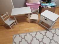 Sprzefam komplet stolik.2 krzeselka i szafke dla dziecka