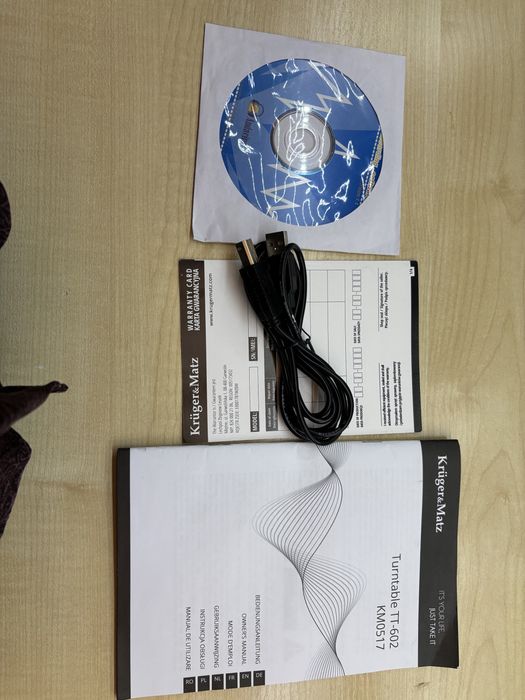 Gramofon Kruger&Matz TT-602 Czarny