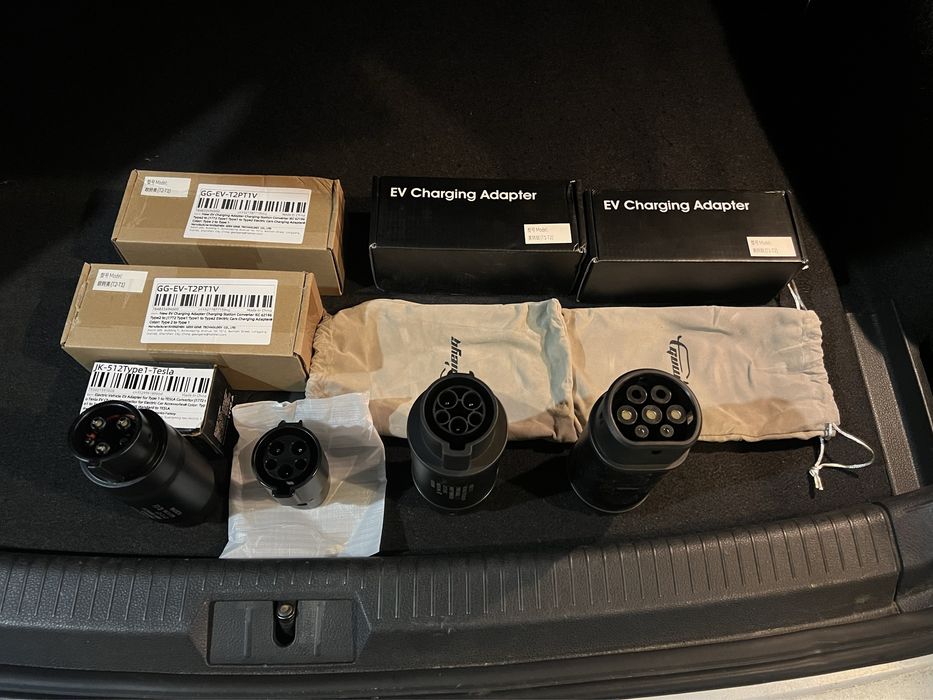 Перехідник зарядне tupe 2 type 1 tesla gbt зарядка кабель подовжувач