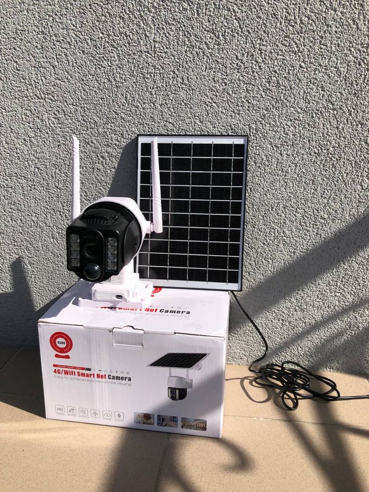 Камера 4G IP sim вулична сонячна поворотна захищена з акумулятором