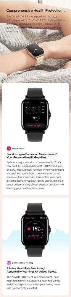 Смарт-часы Amazfit GTS 2 New Version Black Original Новые