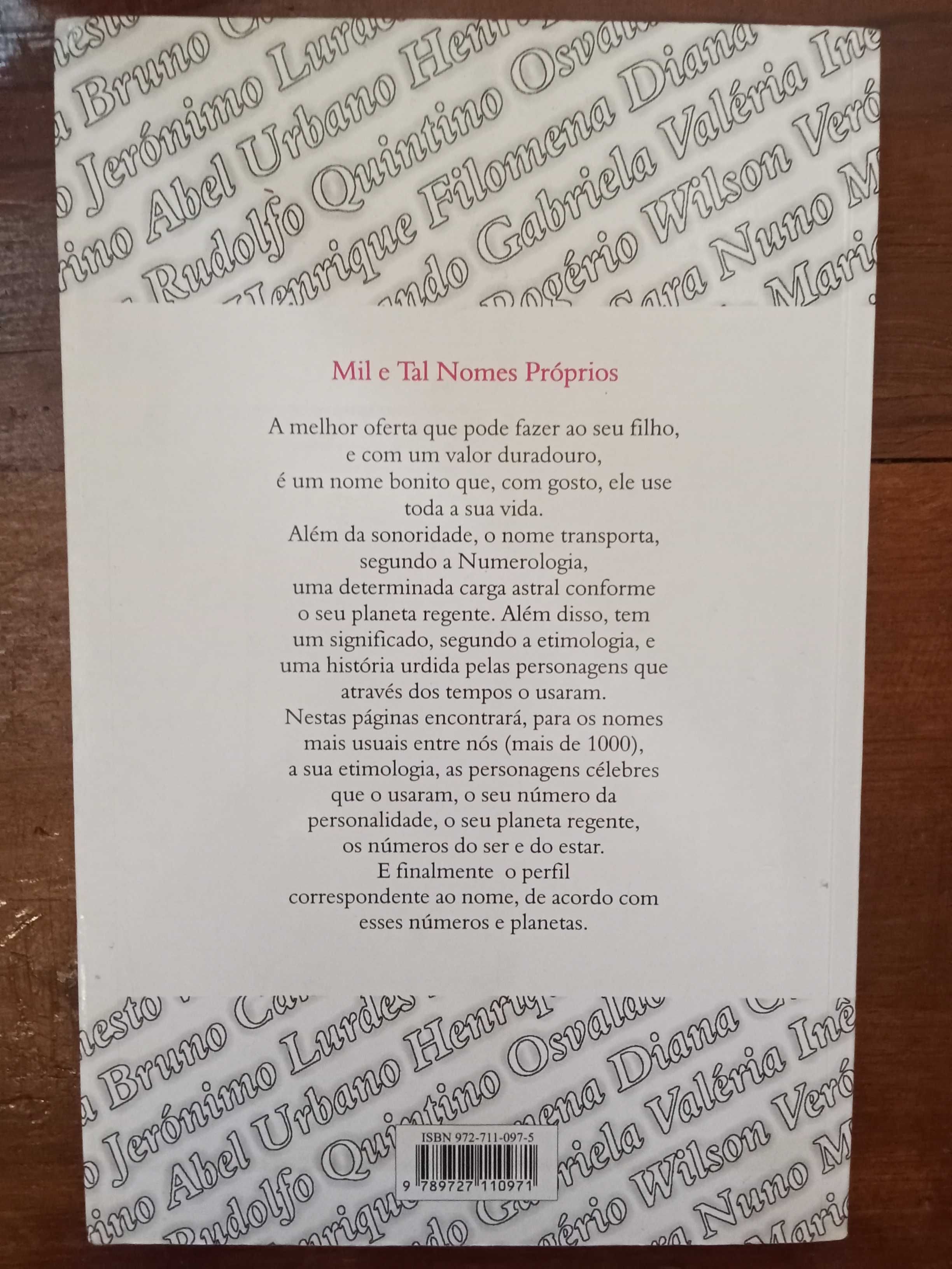 Ana Belo - Mil e tal nomes próprios