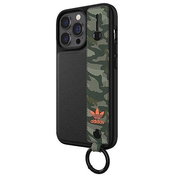 Etui Adidas Or Hand Strap Case na iPhone 13 Pro / iPhone 13 - czarno-z