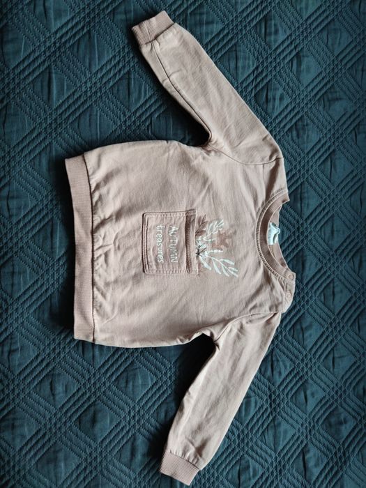 Bluzy z długim rękawem bluza zestaw ubrań paka ubrań rozm. 86