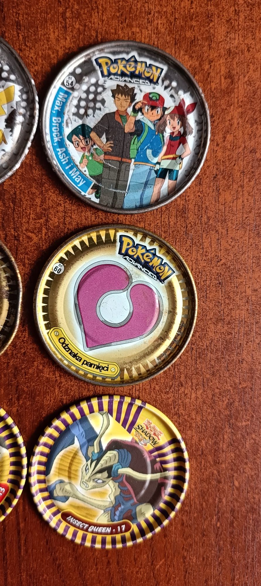 Pokemon yu gi oh big metal tazo