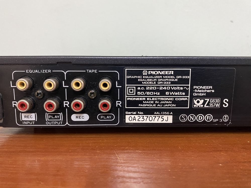 Еквалайзер Эквалайзер підсилювач Pioneer GR 331
