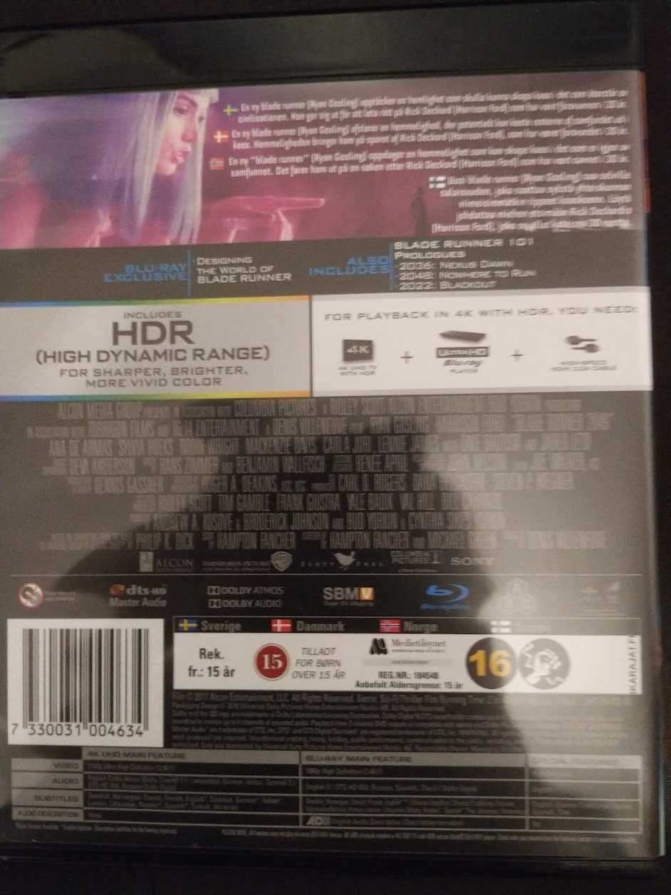 Blade Runner 2049 Ultra HD Blu-ray + Blu-Ray