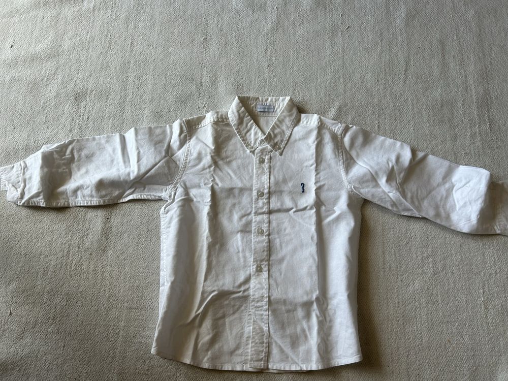 Camisa Lanidor, branca, 4 anos