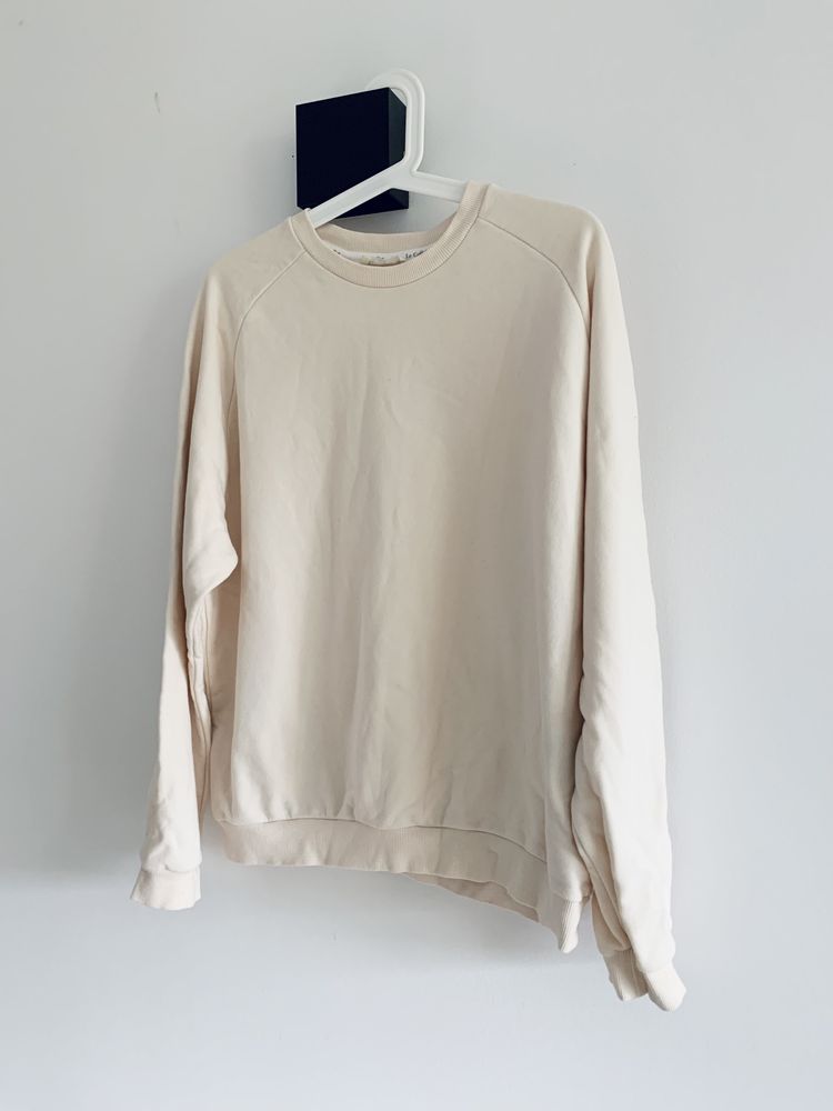 Bluza Le Collet Origin beżowa kremowa oversize basic