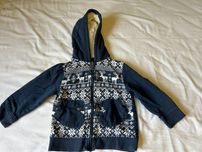 Bluza dziecieca z ocieplanym kapturem