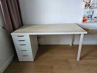 Biurko IKEA Komoda Alex Blat 150 x 75 cm nogi