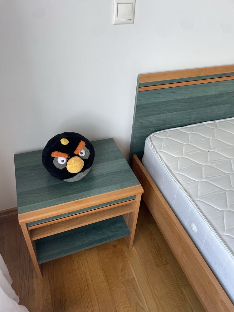 Conjunto Quarto - Cama de casal, Comoda, Secretária