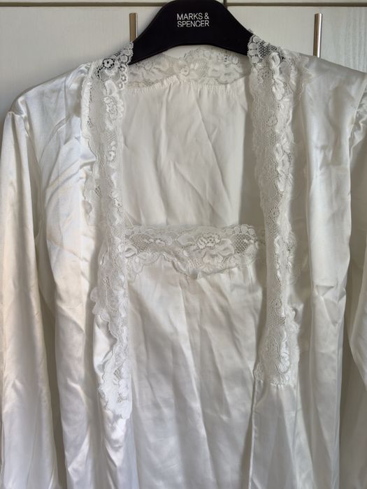 Komplet szlafrok koszula nocna piżamka Donna Karan