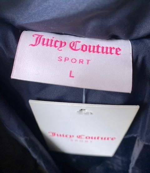 Juicy Couture puffer L kurtka puchowa na zimę oryginalna  NOWA