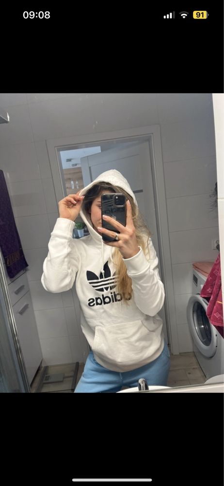 Bluza adidas biała