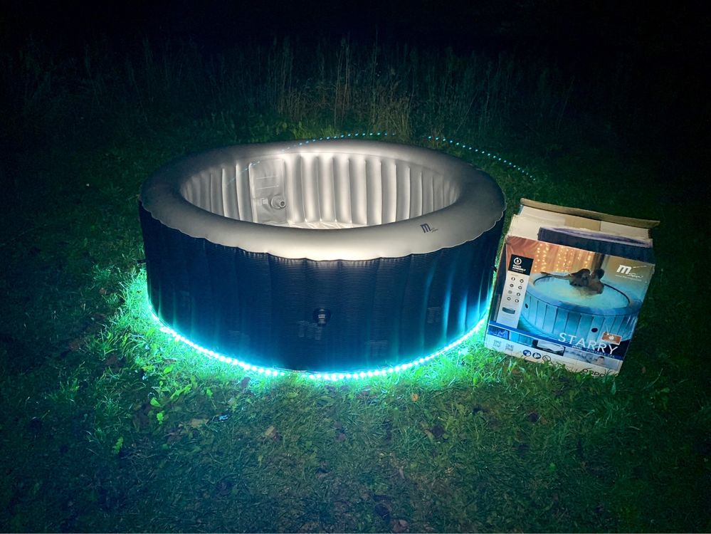 Jacuzzi Pompowane 6 osobowy Basen LED