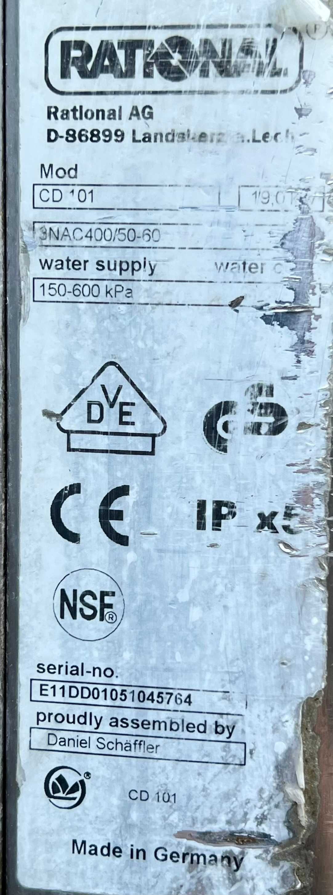 CAŁA POLSKA RATIONAL CD 101 Piec Konwekcyjno Parowy Dostawa Gwarancja