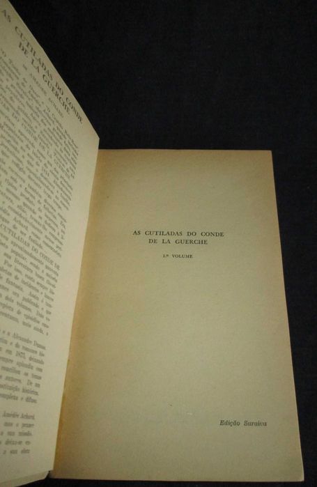 Livros As Cutiladas do Conde De La Guerche Amédée Achard Saraiva