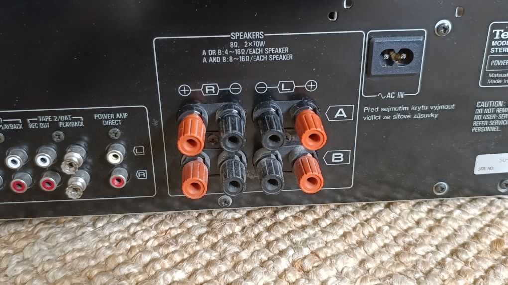 Wzmacniacz Technics SU-V570 PXS cap. Audiofilski, klasa AA, top.