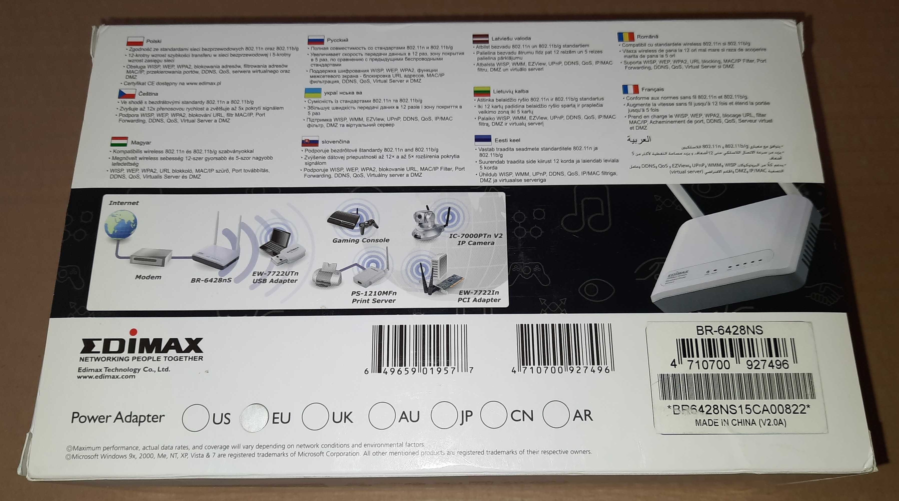 Router WiFi EDIMAX BR-6428nS